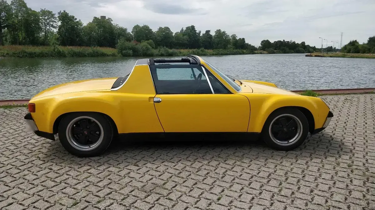 Begagnad Porsche 914 165 HK (121 kW) 1970 Gul Cab