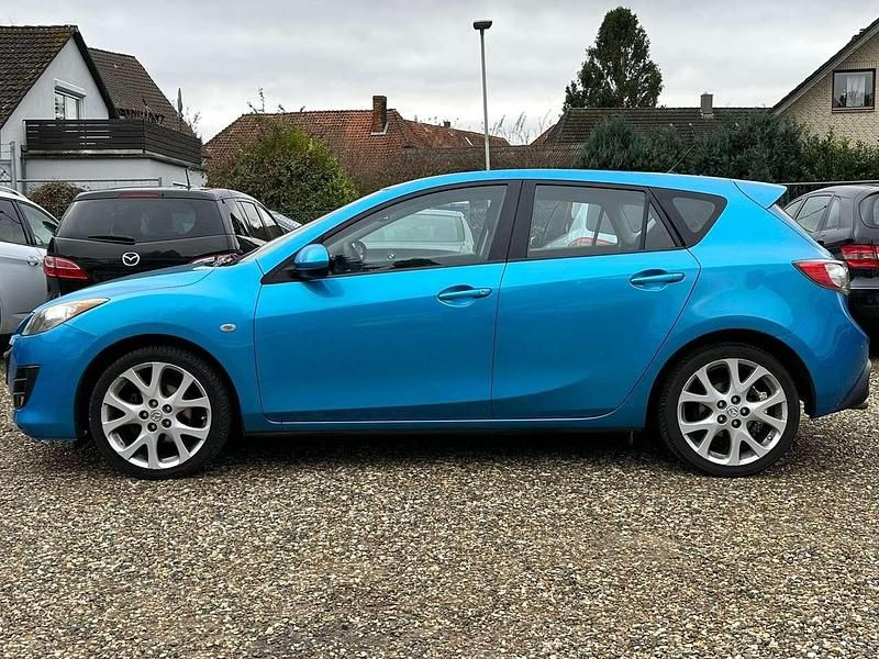 Gebraucht Mazda 3 High 105 PS (77 kW) 2009 Arktosblau metallic Kleinwagen