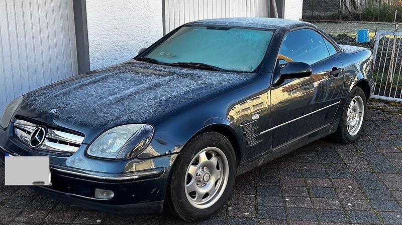 Gebraucht Mercedes SLK200 136 PS (100 kW) 1997 Blau Cabrio