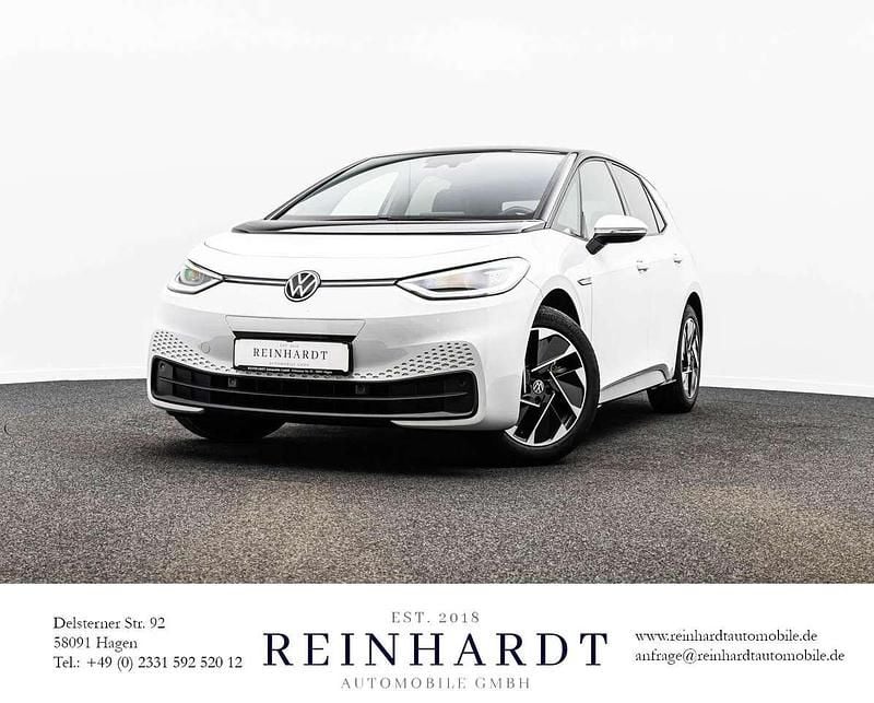Gletscherweiß metallic Gebraucht 2021 VW ID.3 Pro Performance Kleinwagen | 20.685 € (Fairer Preis) - Bild 1/1
