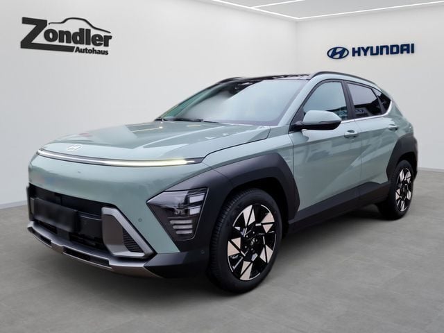 Grün mirage green Gebraucht 2024 Hyundai Kona Turbo SUV | 31.490 € (Fairer Preis) - Bild 1/4