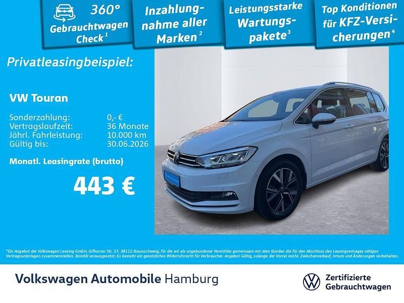 Gebraucht VW Touran Highline 150 PS (110 kW) 2023 0q pure white Van / Kleinbus