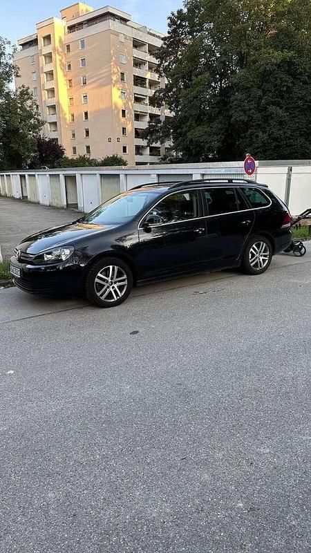 Schwarz Gebraucht 2009 VW Golf VI Comfortline Kombi | 3.699 € (Etwas zu teuer) - Bild 1/4