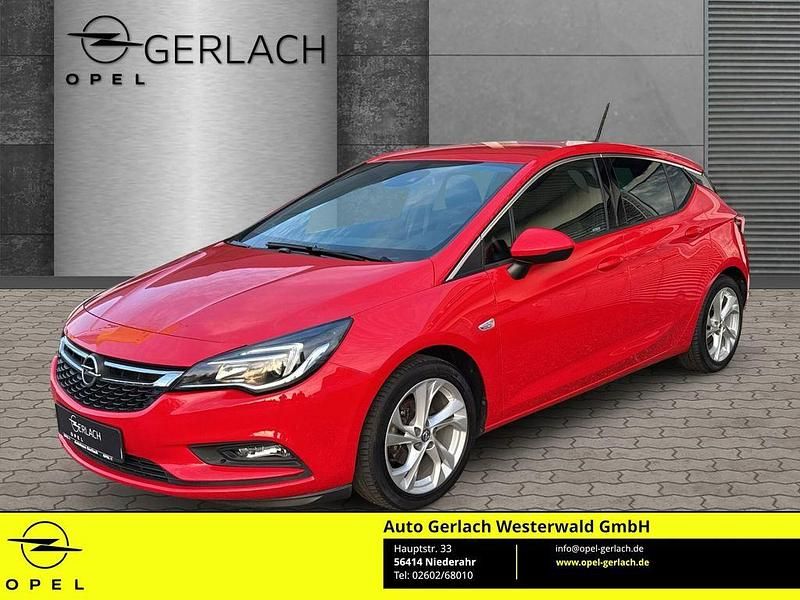 Rot Gebraucht 2018 Opel Astra Dynamic Limousine | 11.350 € (Superpreis) - Bild 1/4