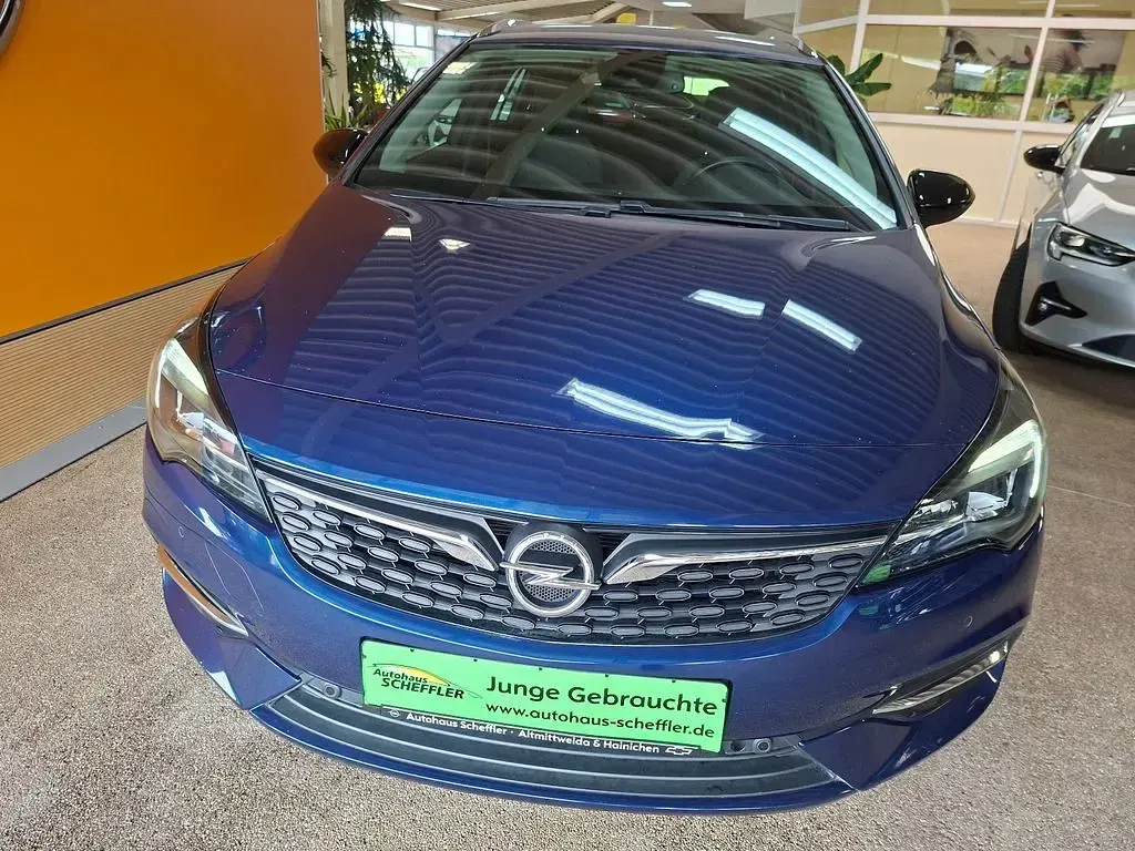 Gebraucht Opel Astra Elegance 110 PS (80 kW) 2021 Blau Kombi