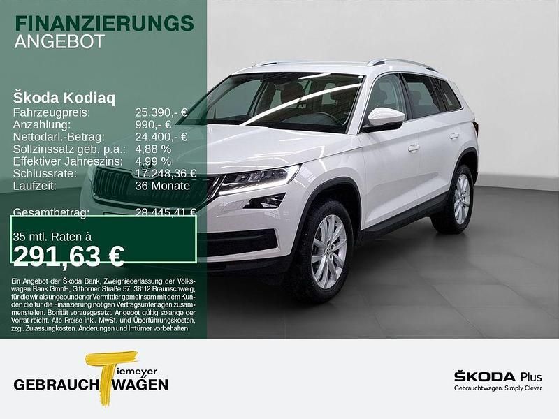 Weiß Gebraucht 2021 Skoda Kodiaq Style SUV | 26.390 € (Guter Preis) - Bild 1/4