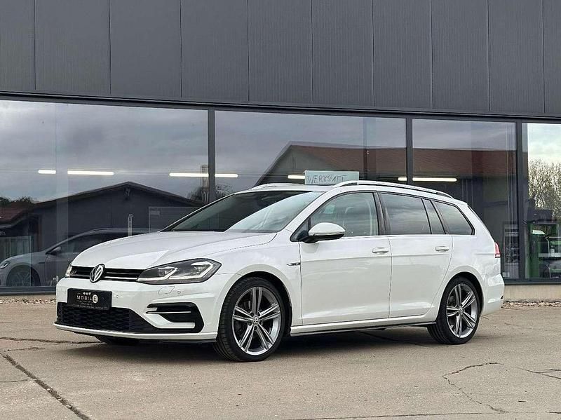 Weiß Gebraucht 2019 VW Golf VII Highline Kombi | 18.490 € (Fairer Preis) - Bild 1/4