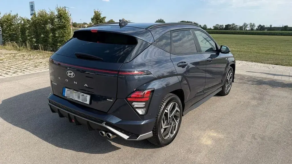 Gebraucht Hyundai Kona N Line 199 PS (146 kW) 2024 Blau SUV