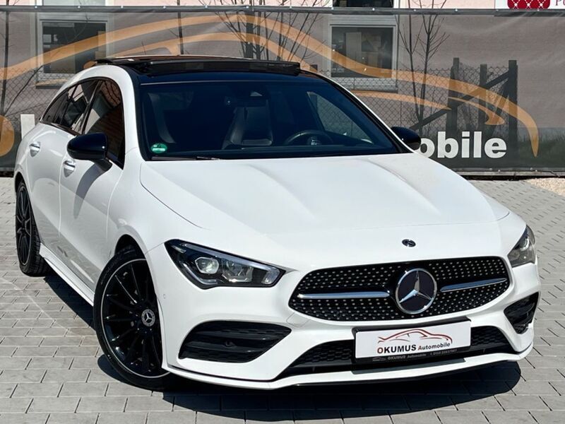 Weiß Gebraucht 2019 Mercedes CLA200 Shooting Brake AMG Kombi | 25.999 € (Fairer Preis) - Bild 1/4