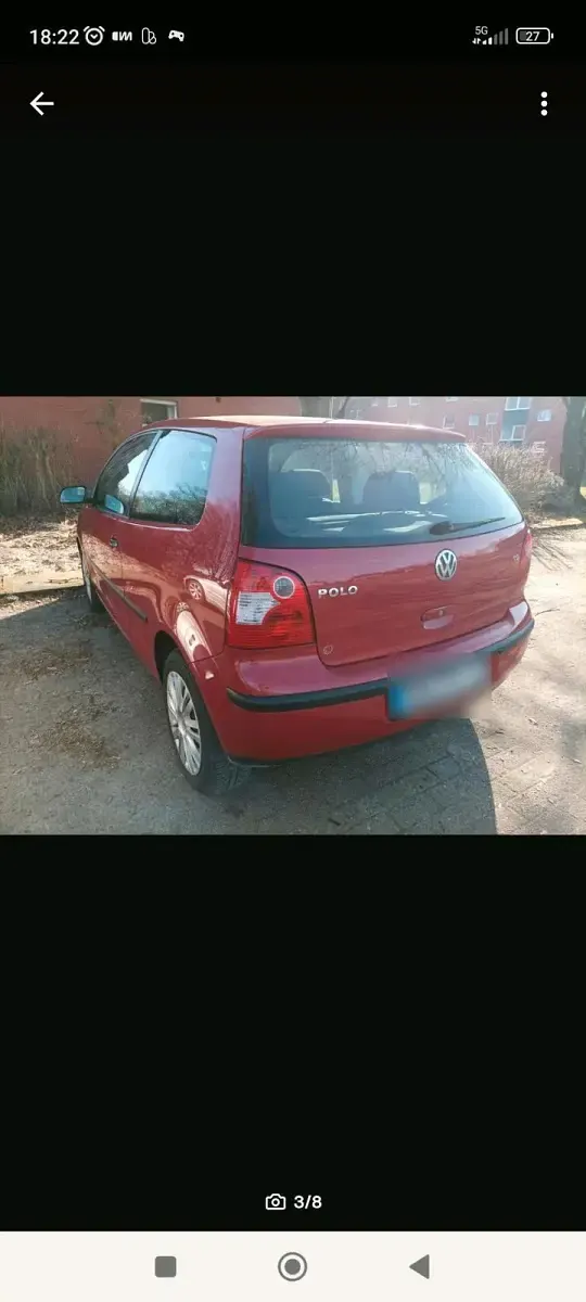 Brugt VW Polo 54 HK (39 kW) 2002 Rød Coupe