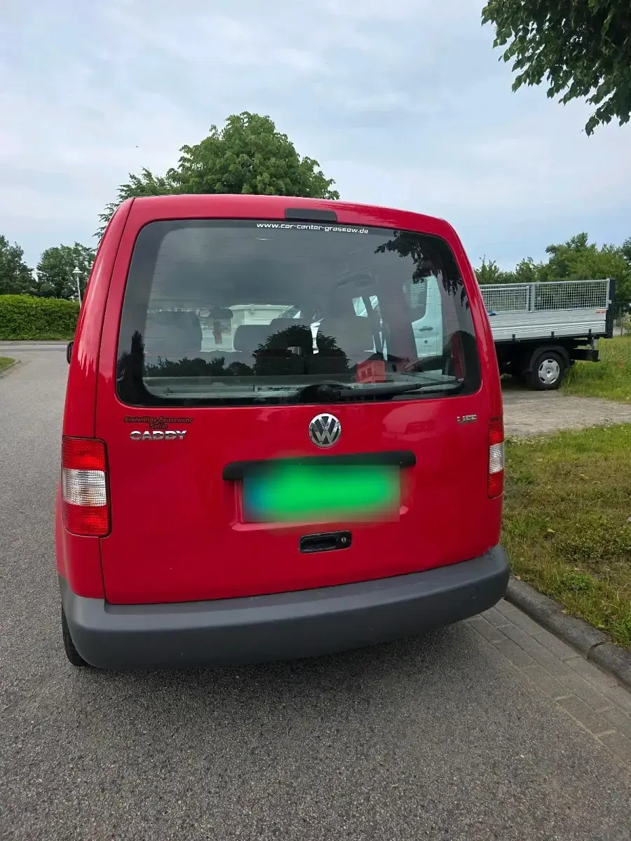 Gebraucht VW Caddy 80 PS (58 kW) 2009 Rot Van / Kleinbus