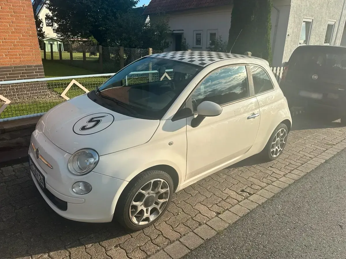 Gebraucht Fiat 500 69 PS (50 kW) 2008 Weiß Kleinwagen
