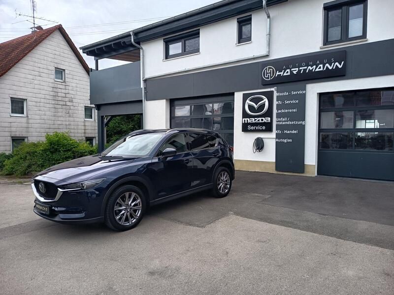 Blau Gebraucht 2019 Mazda CX-5 Sports-Line SUV | 25.450 € (Etwas zu teuer) - Bild 1/4