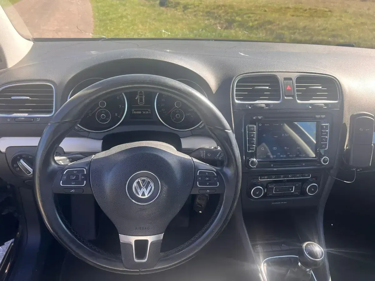 Gebraucht VW Golf VI R 122 PS (89 kW) 2009 Schwarz Kleinwagen