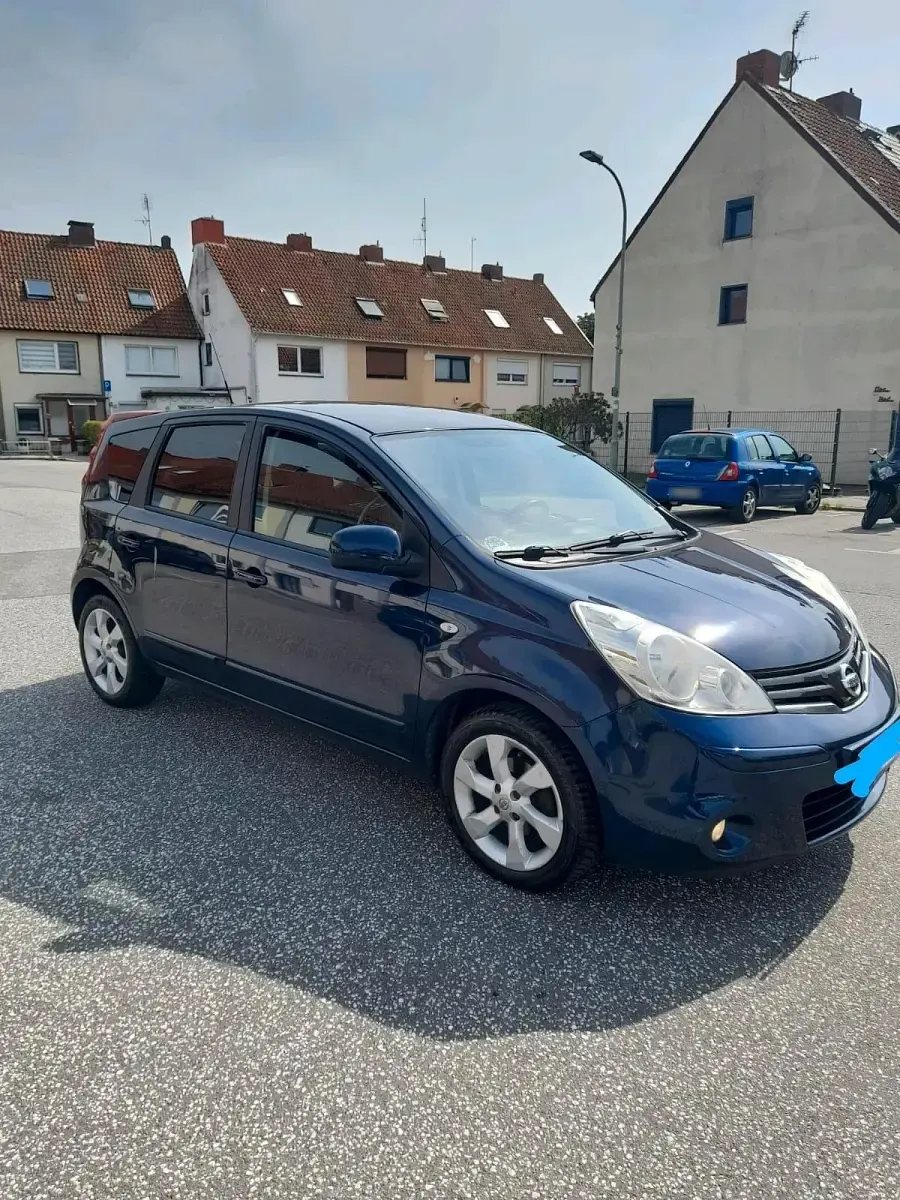 Gebraucht Nissan Note 85 PS (62 kW) 2009 Blau Kleinwagen