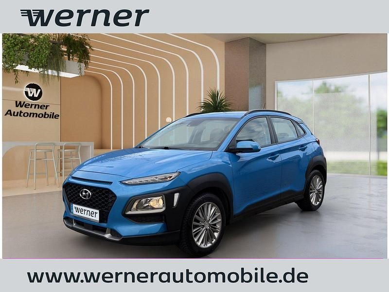 Blau Gebraucht 2018 Hyundai Kona Trend SUV | 12.280 € (Fairer Preis) - Bild 1/4