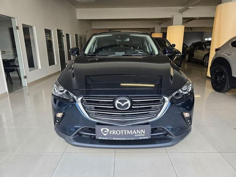 Blau Gebraucht 2022 Mazda CX-3 Selection SUV | 22.990 € (Fairer Preis) - Bild 1/4