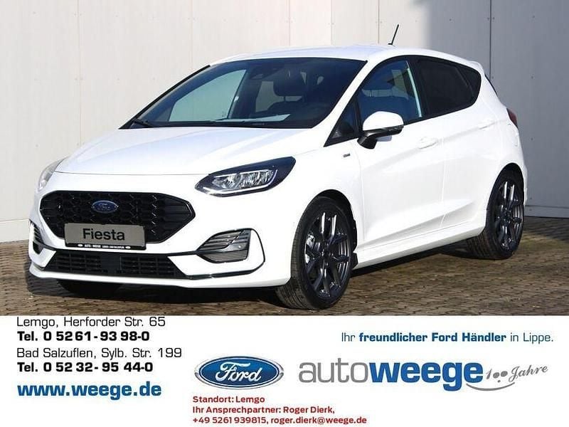 Weiß Gebraucht 2023 Ford Fiesta ST-Line Kleinwagen | 20.590 € (Fairer Preis) - Bild 1/4