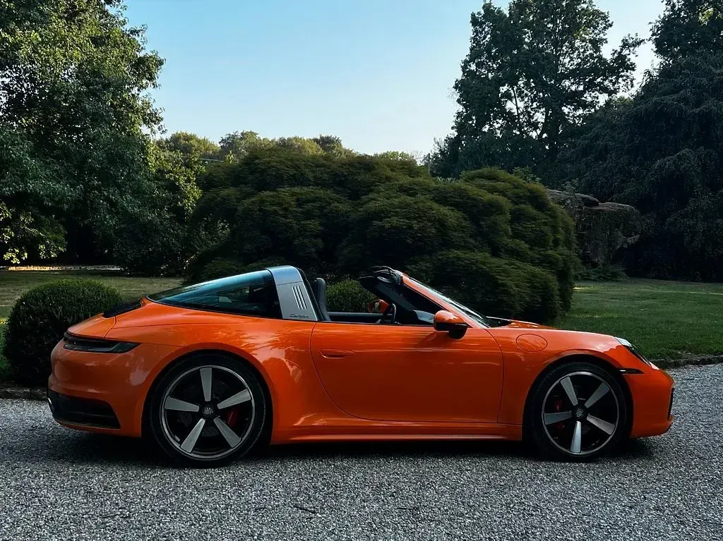 Gebraucht Porsche 911 Targa 4S Chrono 450 PS (330 kW) 2021 Orange Cabrio
