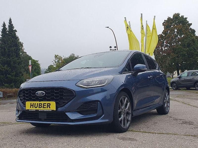 Blau Gebraucht 2023 Ford Fiesta ST-Line Kleinwagen | 15.800 € (Fairer Preis) - Bild 1/4
