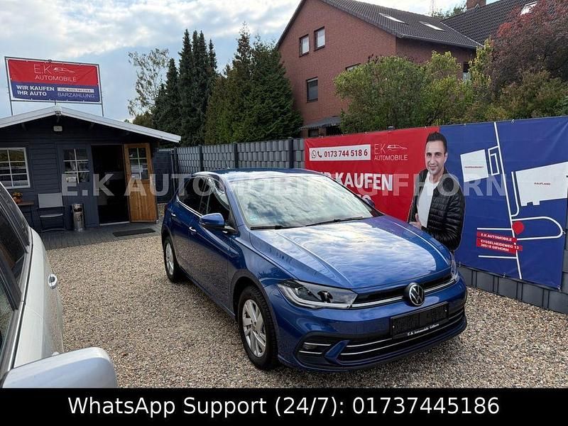 Blau Gebraucht 2022 VW Polo Style Limousine | 17.580 € (Fairer Preis) - Bild 1/4