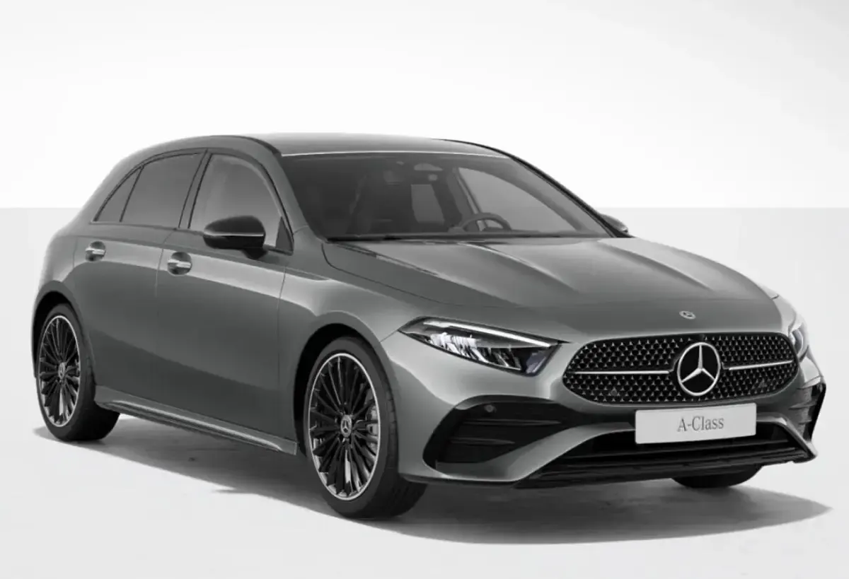 Neu Mercedes A200 AMG line 163 PS (119 kW) 2026 Mountaingrau metallic Limousine