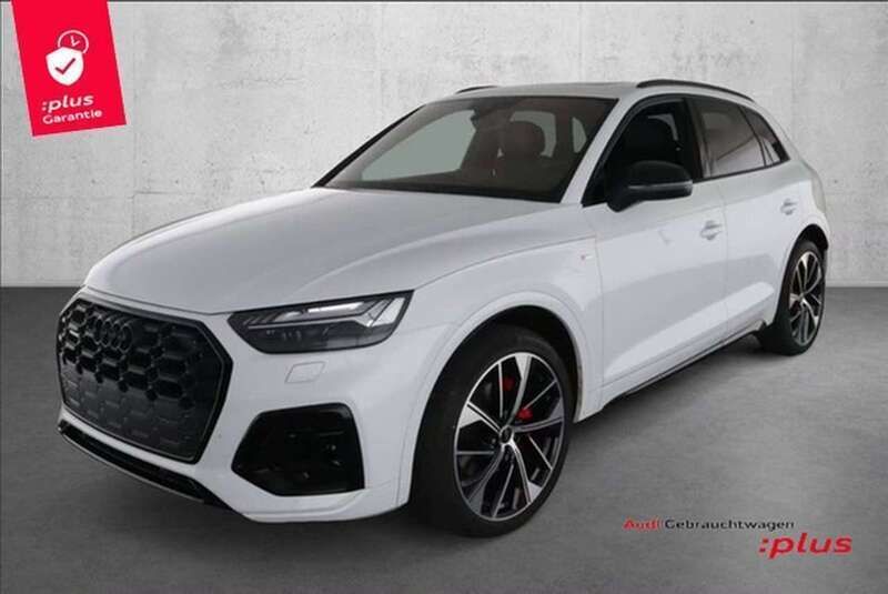 Gletscherweiß metallic Gebraucht 2024 Audi Q5 S-Line SUV | 59.929 € - Bild 1/3