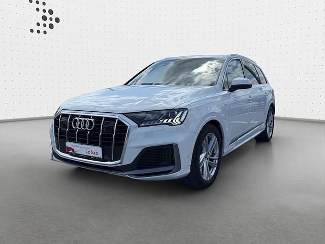 Gebraucht Audi Q7 S-Line 381 PS (280 kW) 2021 Gletscherweiß (metallic) SUV