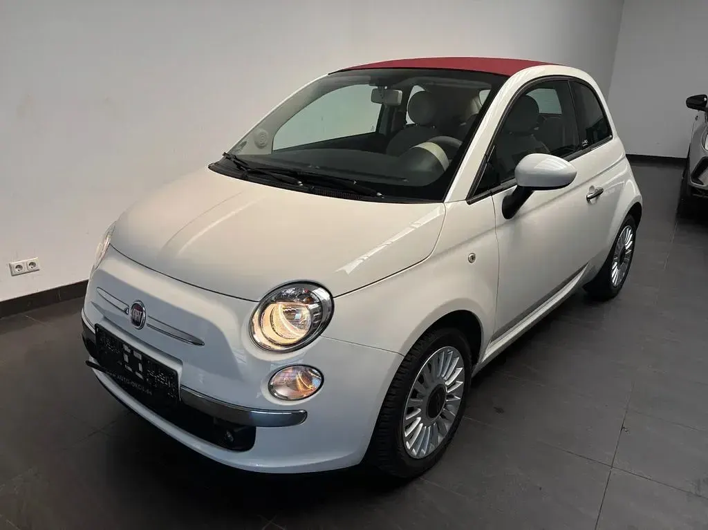 Gebraucht Fiat 500 Lounge 69 PS (50 kW) 2011 Weiß Cabrio