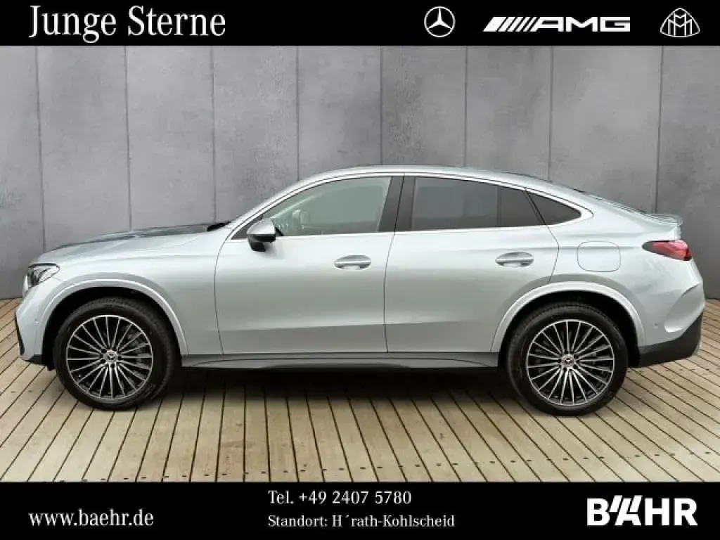 Brugt Mercedes GLC400d 252 HK (185 kW) 2025 Sølv Coupe