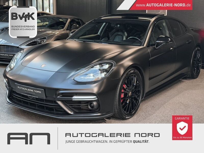 Tiefschwarz Gebraucht 2019 Porsche Panamera Turbo Sport Limousine | 84.900 € (Etwas zu teuer) - Bild 1/4