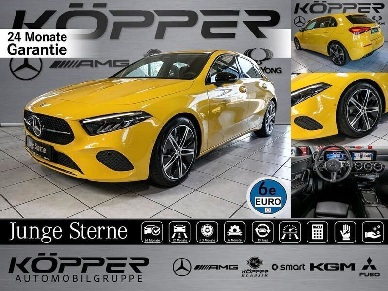 Sonnengelb Gebraucht 2024 Mercedes A200 Advanced Limousine | 28.555 € (Fairer Preis) - Bild 1/4