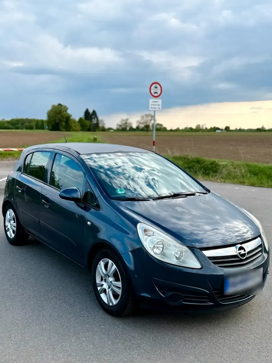 Gebraucht Opel Corsa 80 PS (58 kW) 2007 Blau Kleinwagen