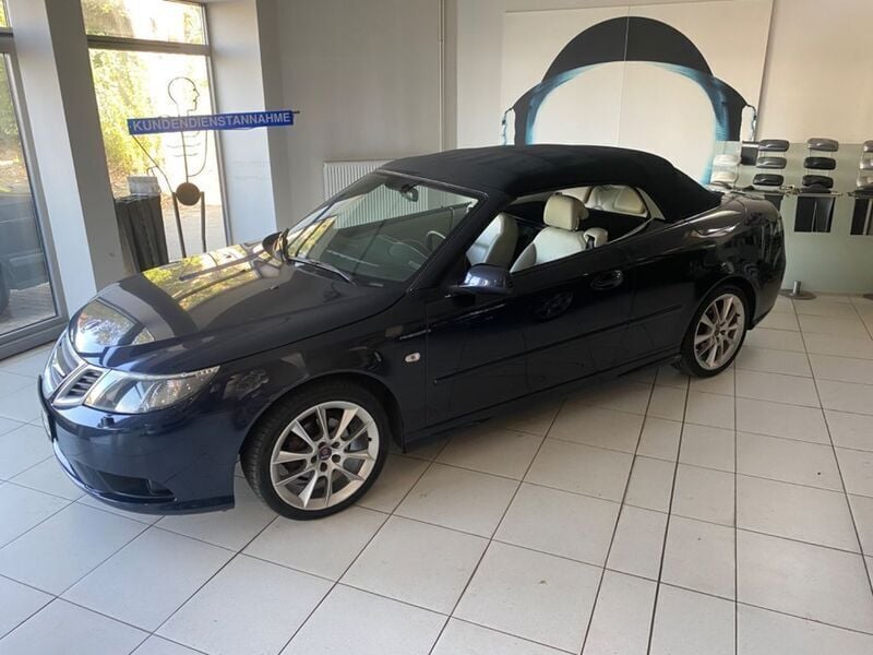 Blau Gebraucht 2010 Saab 9-3 Cabriolet Vector Cabrio | 15.900 € - Bild 1/4