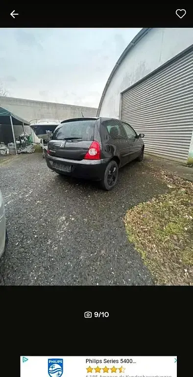 Gebraucht Renault Clio II Campus 75 PS (55 kW) 2007 Schwarz Limousine