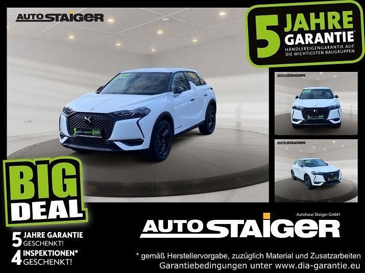Lack weiss banquise/typ aussenverkl Gebraucht 2022 DS Automobiles DS3 Crossback E-Tense Performance Line Plus SUV | 16.499 € (Guter Preis) - Bild 1/4