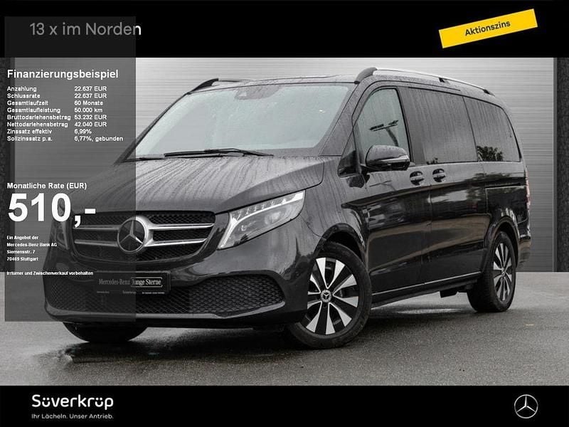 Grau Gebraucht 2024 Mercedes V250 Edition Van / Kleinbus | 64.677 € (Teuer) - Bild 1/4