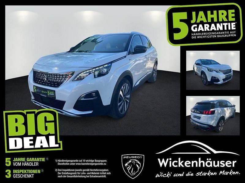 Lack weiss perlglänzend/metall Gebraucht 2020 Peugeot 3008 GT Limousine | 23.490 € (Guter Preis) - Bild 1/4