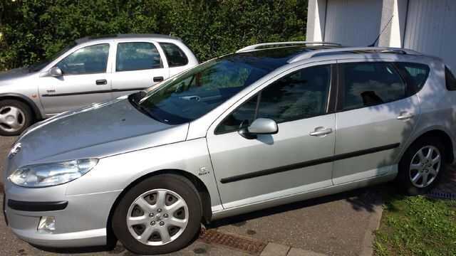 Gebraucht Peugeot 407 185 PS (136 kW) 2007 Silber metallic Kombi