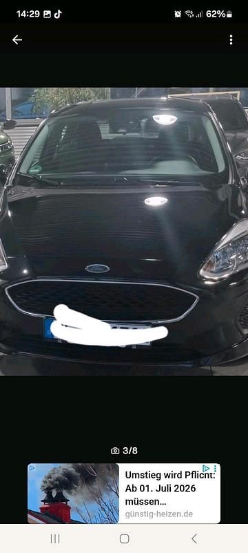 Gebraucht Ford Fiesta 90 PS (66 kW) 2021 Schwarz Kleinwagen