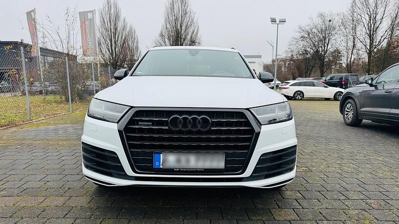 Weiß Gebraucht 2017 Audi Q7 S-Line SUV | 29.999 € - Bild 1/4