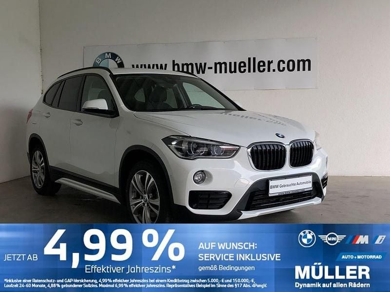 Weiß Gebraucht 2017 BMW X1 Sport Line SUV | 20.890 € (Guter Preis) - Bild 1/4