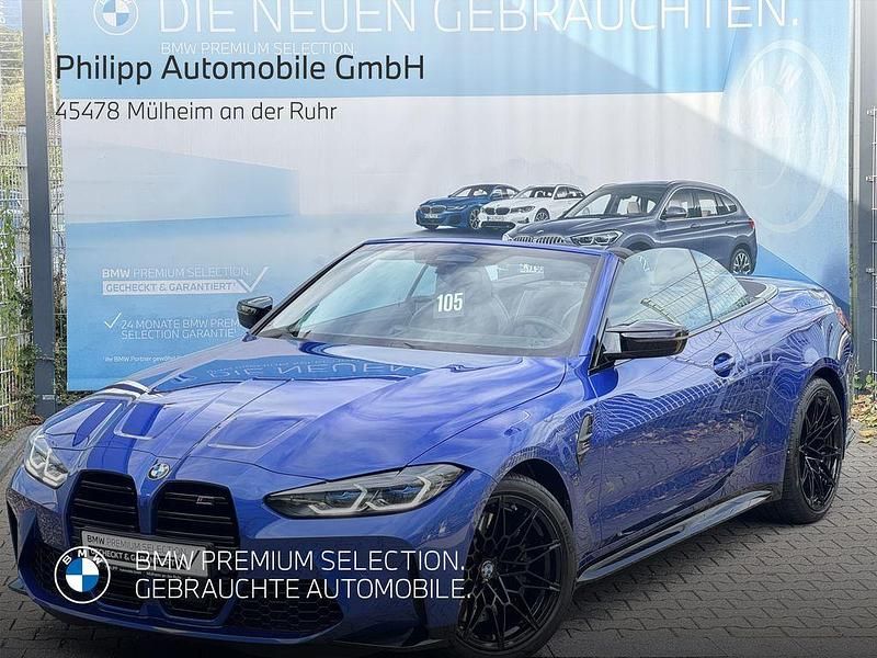 M portimao blau metallic Gebraucht 2024 BMW M4 Cabriolet Competition Edition Cabrio | 86.850 € (Teuer) - Bild 1/4