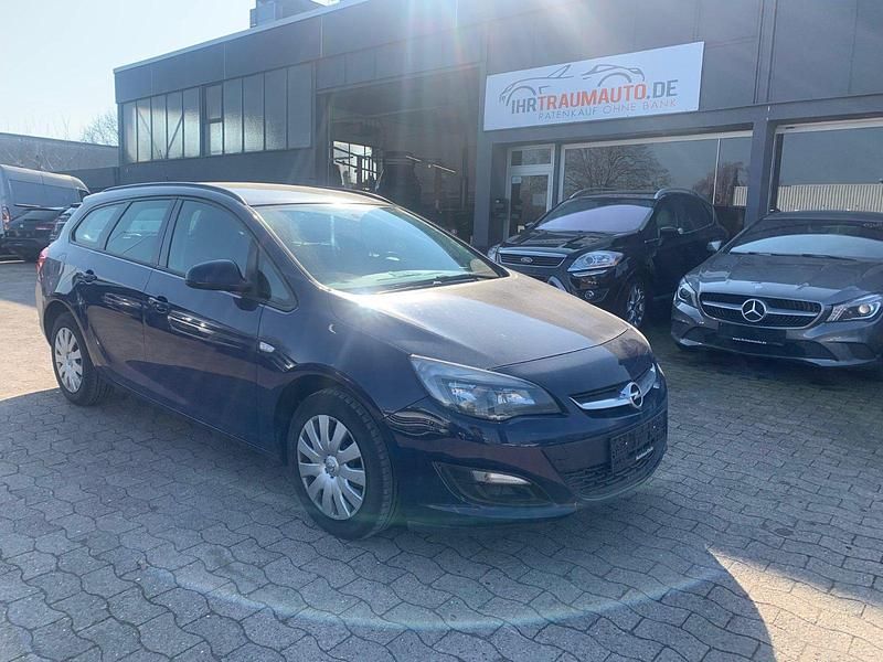 Gebraucht Opel Astra Selection 110 PS (80 kW) 2014 Blau Kombi