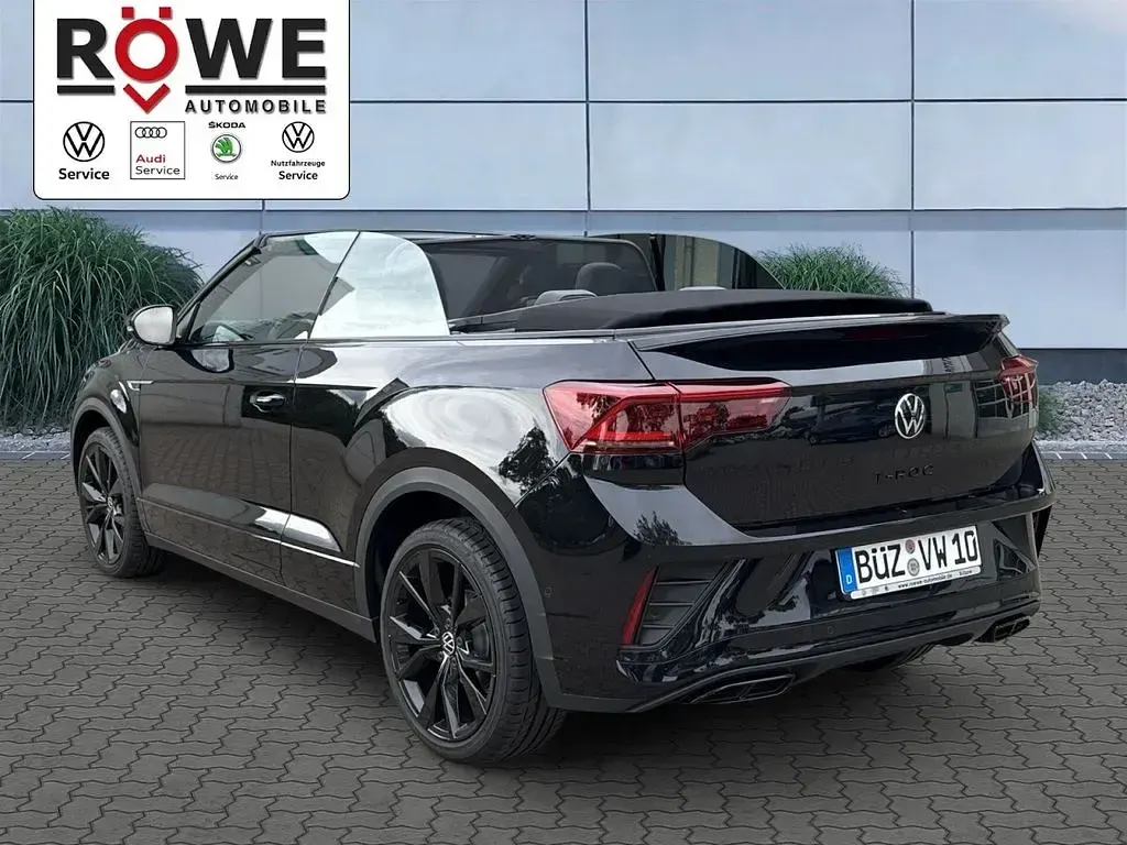 Gebraucht VW T-Roc Cabriolet R-line 150 PS (110 kW) 2026 Schwarz Cabrio