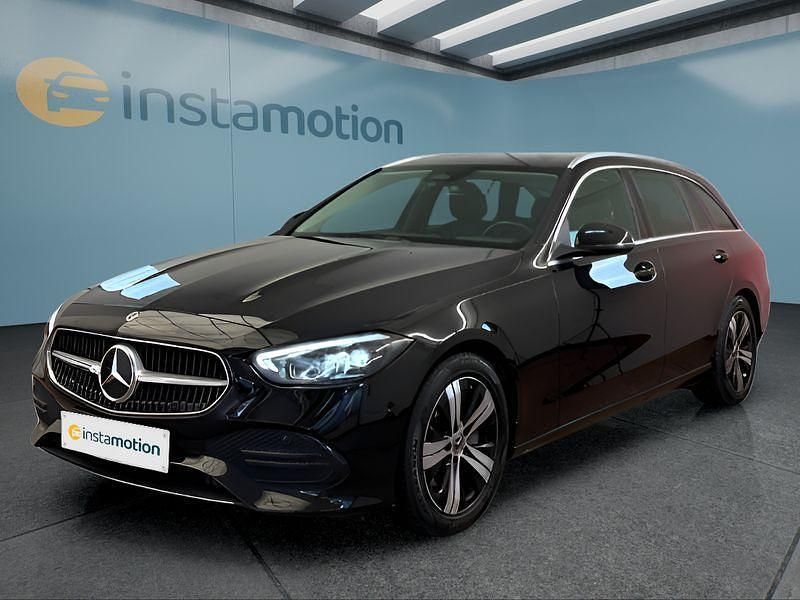 Schwarz Gebraucht 2022 Mercedes C200 Kombi | 25.549 € (Fairer Preis) - Bild 1/4