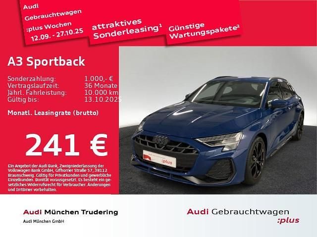 Ascariblau metallic Gebraucht 2025 Audi A3 S-Line | 37.842 € (Teuer) - Bild 1/2