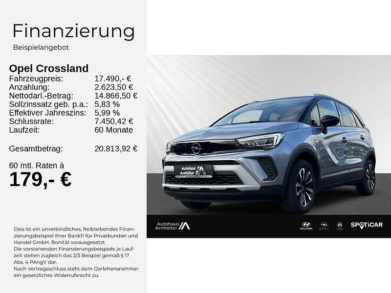 Gebraucht Opel Crossland Elegance 131 PS (96 kW) 2024 Grau SUV