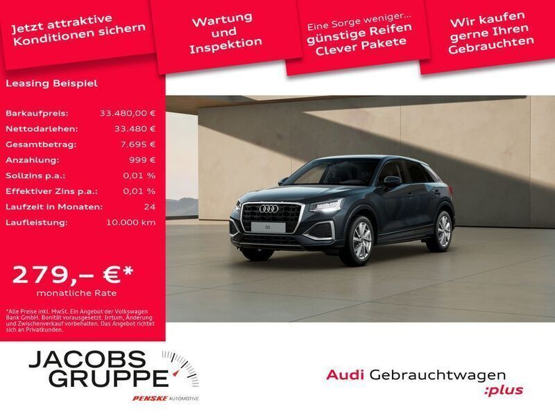 Manhattangrau metallic Gebraucht 2024 Audi Q2 Advanced Plus SUV | 33.480 € (Etwas zu teuer) - Bild 1/2
