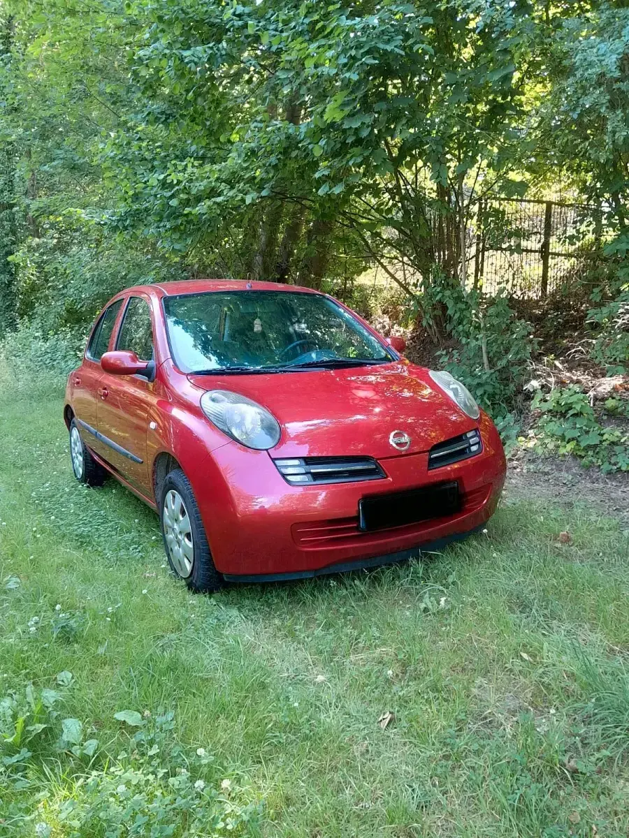 Gebraucht Nissan Micra 2005 Rot Kleinwagen